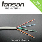 Test Passed 100Mhz Solid Bare Copper UTP Cat5e Lan Cable Unshield Solution 24AWG 0.50mm for High Speed Communication