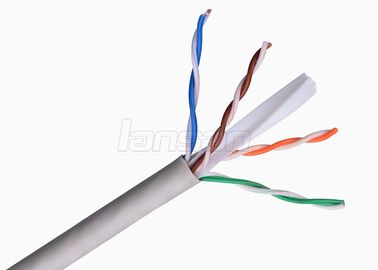 Solid Bare Copper CAT6 UTP Lan Cable 1000ft 23AWG 4 Pairs PE Insulation